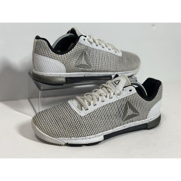Womens Reebok Speed TR Flexweave Gray Crossfit Training Shoes Sneakers Size 9 M - Picture 2 of 16